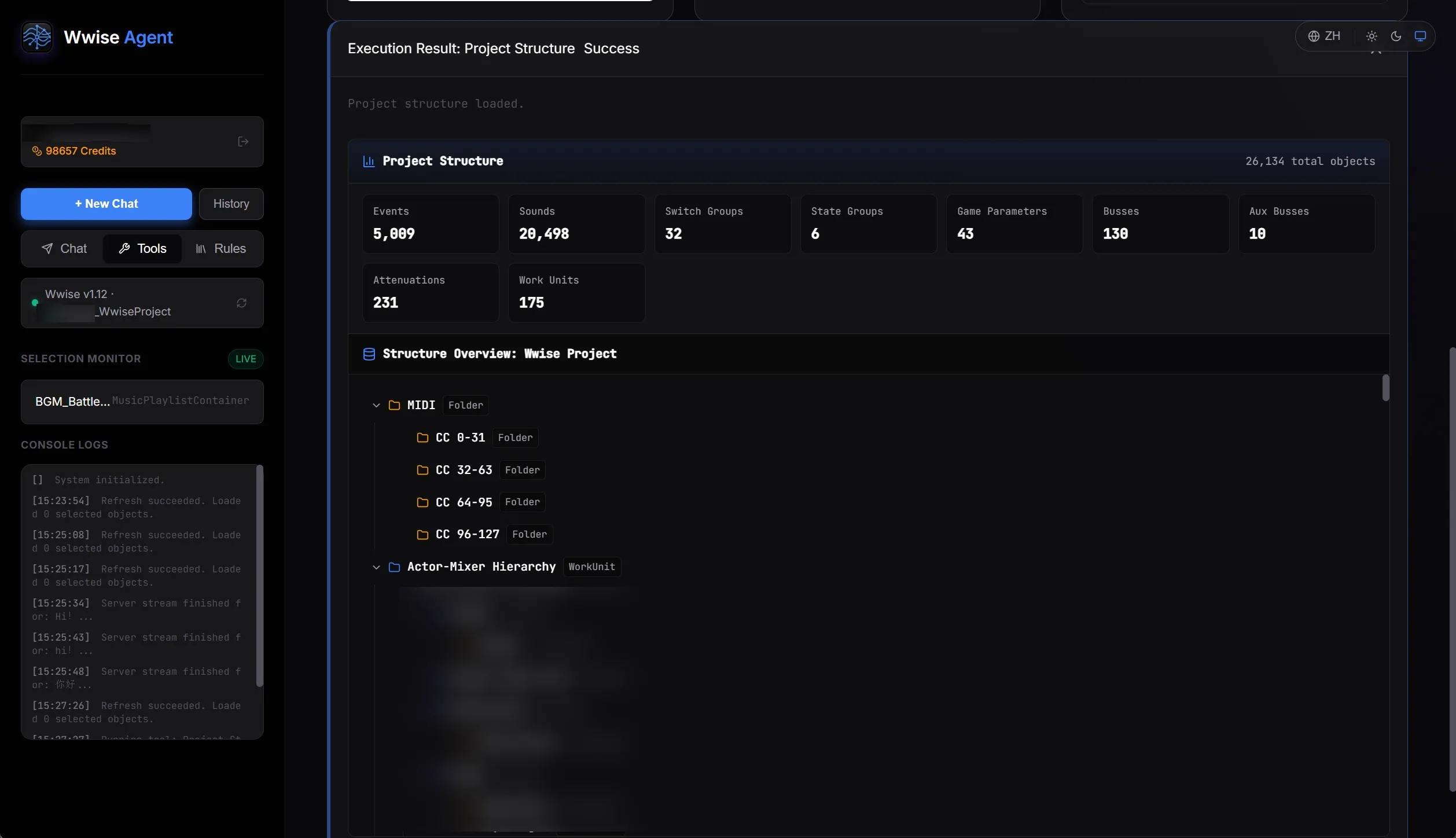 Statistics UI